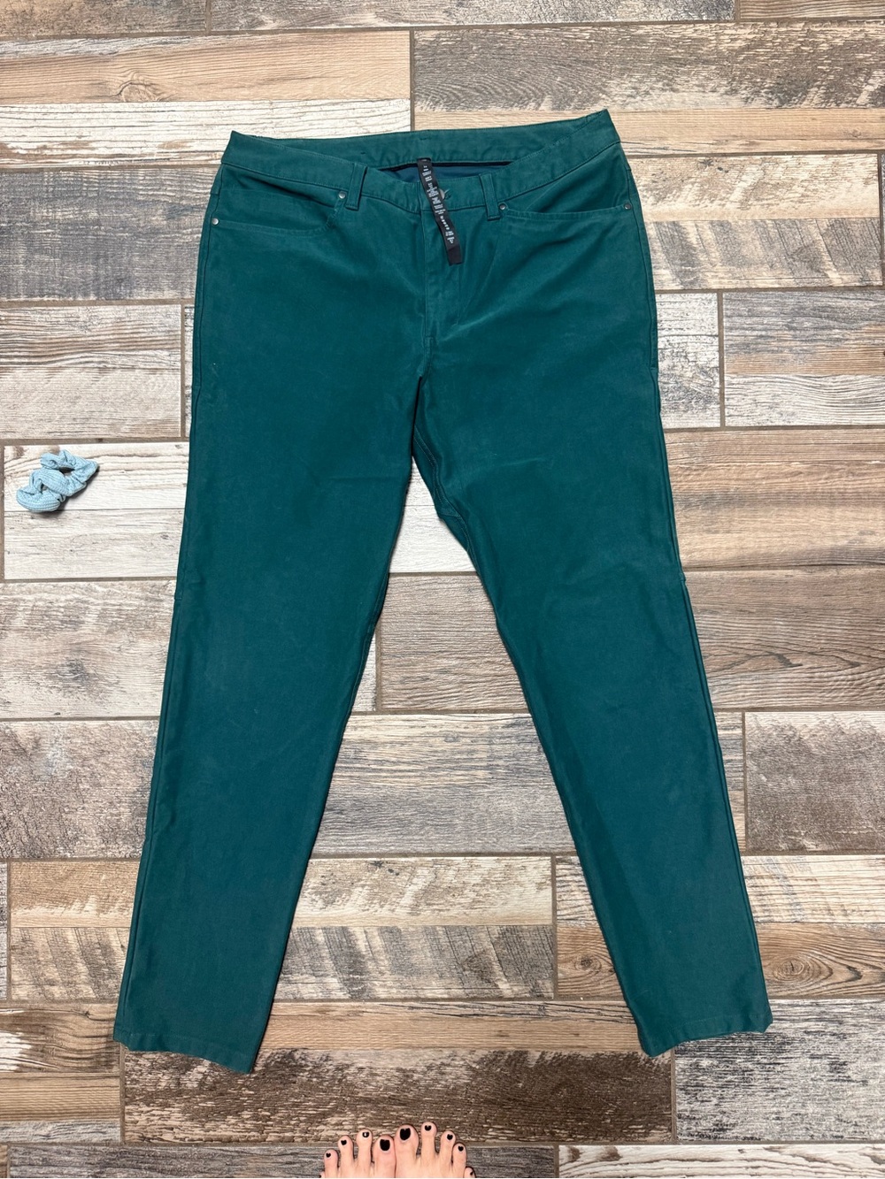 lululemon athletica Men's Teal Stretch Chinos